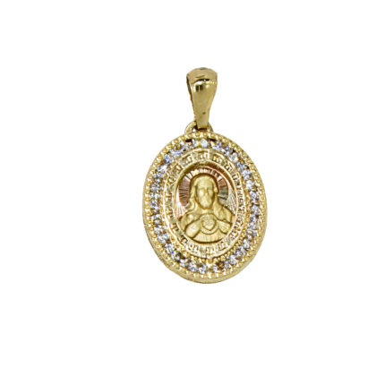 MEDALLA DE SAGRADO CORAZON ORO 10K