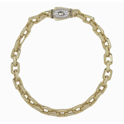 PULSO DE CABALLERO MONACO ORO 10K 21CM
