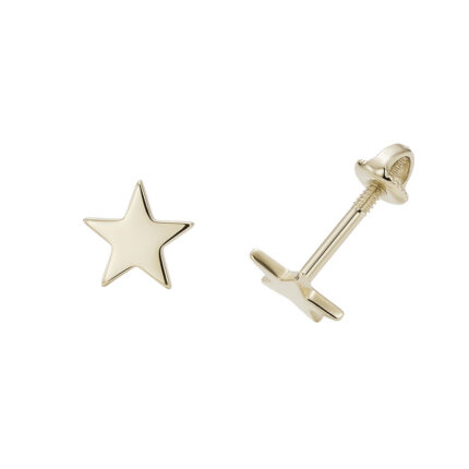 BROQUEL DE ESTRELLA ORO 14K