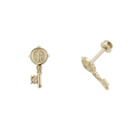 BROQUEL DE SAN BENITO ORO 14K