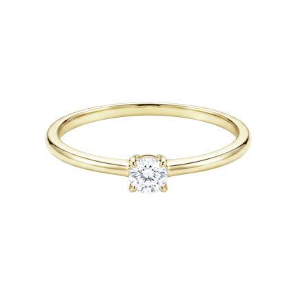 ANILLO DE COMPROMISO ORO 14K #5.5