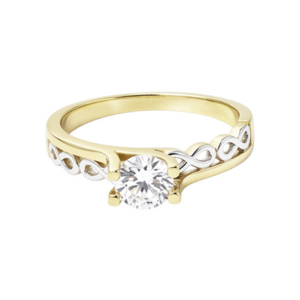 ANILLOS DE COMPROMISO ORO 14K #8