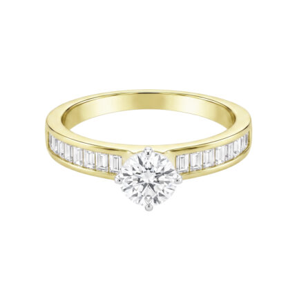 ANILLO DE COMPROMISO DE ORO 14K #8