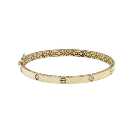 BRAZALETE LOVE DE ORO 10K