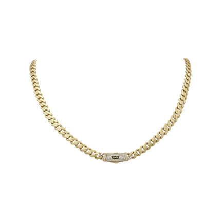 CADENA MONACO DE ORO 14K