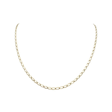CADENA INGLESA 45CM DE ORO 10K