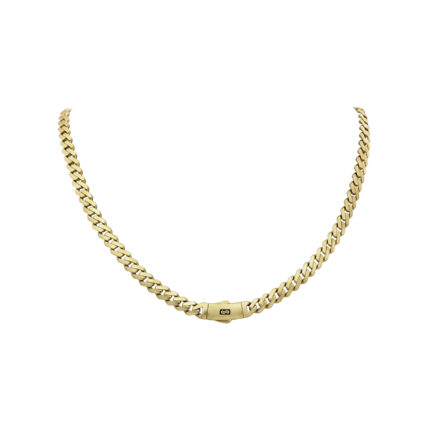 CADENA MONACO 50CM ORO 10K