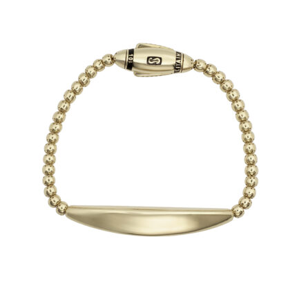 ESCLAVA MONACO DE 12CM ORO 10K