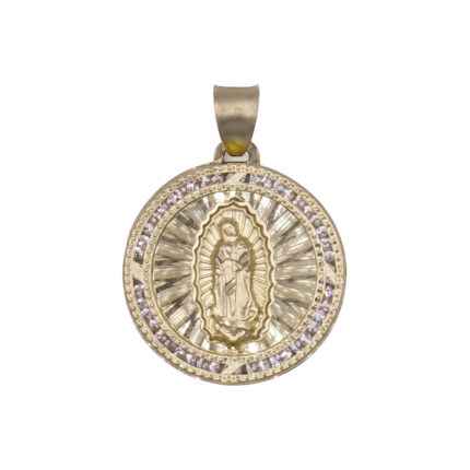 MEDALLA DE LA VIRGEN DE GUADALUPE ORO 10K