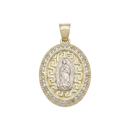 MEDALLA DE LA VIRGEN DE GUADALUPE ORO 10K